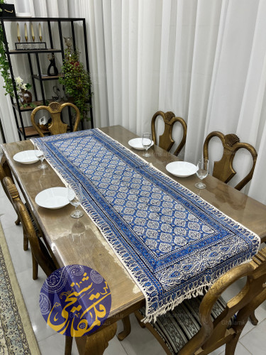 رانر قلمکار طرح سقف مسجد شیخ لطفالله 200×60 | رانر سنتی اصفهان | قلمکار شیخی