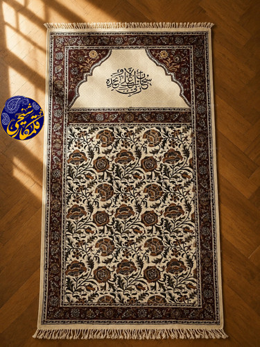 سجاده نماز قلمکار طرح گلوبته ترنجی | صنایع دستی قلمکار شیخی