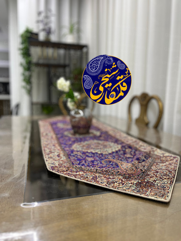ترمه ۵تیکه ابریشمی درجه یک، طرح لچکترنج و بتهجقه
