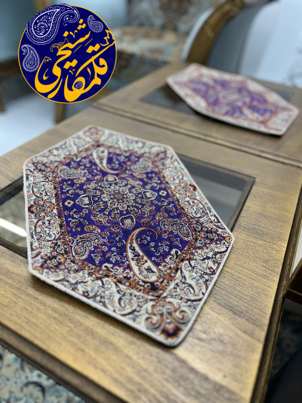 ترمه ۵تیکه ابریشمی درجه یک، طرح لچکترنج و بتهجقه