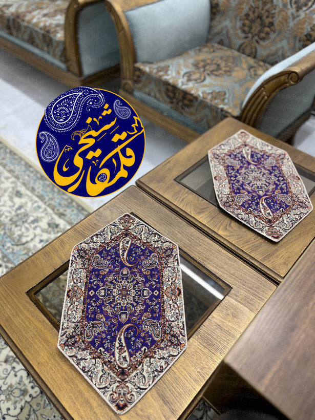 ترمه ۳تیکه ابریشمی درجه یک، طرح لچکترنج و بتهجقه